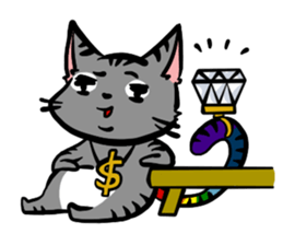 rainbow kitty sticker #6677388