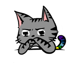 rainbow kitty sticker #6677392