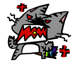 rainbow kitty sticker #6677396