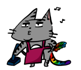rainbow kitty sticker #6677406