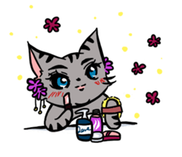 rainbow kitty sticker #6677408