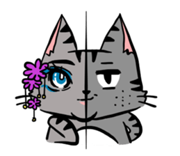 rainbow kitty sticker #6677409