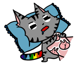 rainbow kitty sticker #6677415
