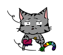 rainbow kitty sticker #6677416