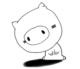 I'm a pig. sticker #6677446