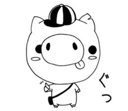 I'm a pig. sticker #6677452