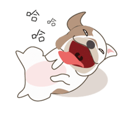 Mr. Dre the English Bulldog (Chinese) sticker #6677965