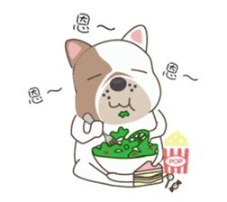 Mr. Dre the English Bulldog (Chinese) sticker #6677971