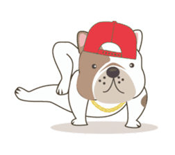 Mr. Dre the English Bulldog (Chinese) sticker #6677977