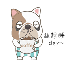 Mr. Dre the English Bulldog (Chinese) sticker #6677979