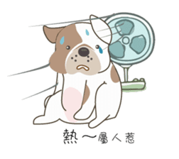 Mr. Dre the English Bulldog (Chinese) sticker #6677981