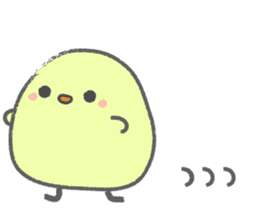 sticker of cute chick sticker #6678425