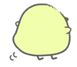 sticker of cute chick sticker #6678430
