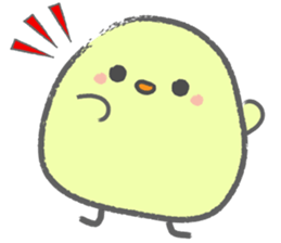 sticker of cute chick sticker #6678452