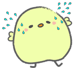 sticker of cute chick sticker #6678454