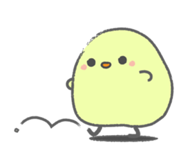 sticker of cute chick sticker #6678456