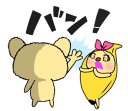 The Usapippi by banana bear place sticker #6678625