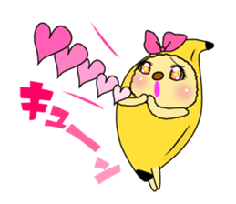 The Usapippi by banana bear place sticker #6678627