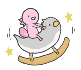 Axolotl and friends Sticker 5 sticker #6678714