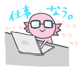 Axolotl and friends Sticker 5 sticker #6678716