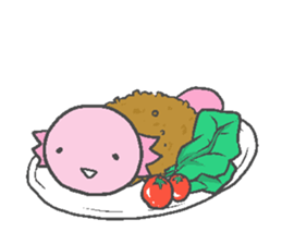 Axolotl and friends Sticker 5 sticker #6678726