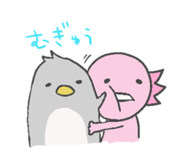 Axolotl and friends Sticker 5 sticker #6678732