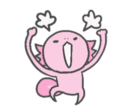 Axolotl and friends Sticker 5 sticker #6678734