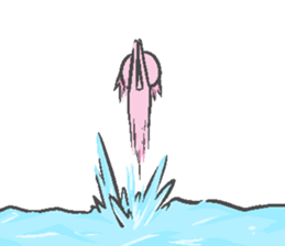 Axolotl and friends Sticker 5 sticker #6678741