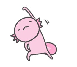 Axolotl and friends Sticker 5 sticker #6678742