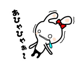 I became a rabbit. sticker #6679309