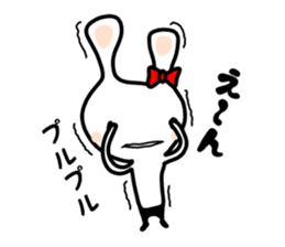 I became a rabbit. sticker #6679316