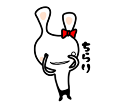 I became a rabbit. sticker #6679317