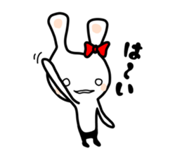 I became a rabbit. sticker #6679320