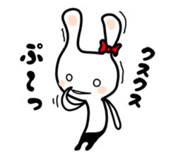 I became a rabbit. sticker #6679322