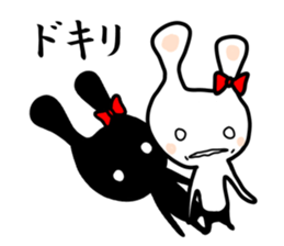 I became a rabbit. sticker #6679324
