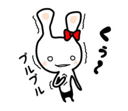 I became a rabbit. sticker #6679325