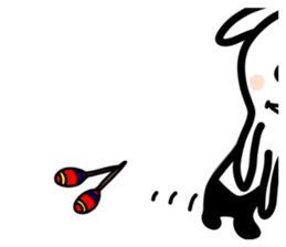 I became a rabbit. sticker #6679339