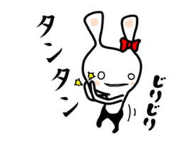 I became a rabbit. sticker #6679342