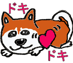 Shiba inu MOMO chan the third  as well! sticker #6679558
