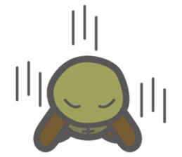 i am toshio tochi.it is a turtle. sticker #6679627