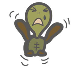 i am toshio tochi.it is a turtle. sticker #6679630