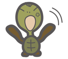 i am toshio tochi.it is a turtle. sticker #6679633