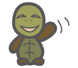 i am toshio tochi.it is a turtle. sticker #6679634