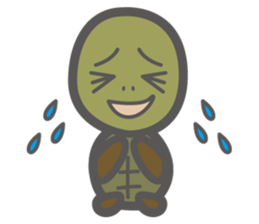 i am toshio tochi.it is a turtle. sticker #6679636