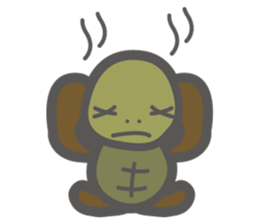 i am toshio tochi.it is a turtle. sticker #6679639