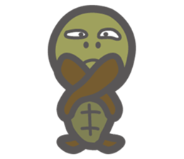i am toshio tochi.it is a turtle. sticker #6679640