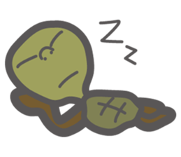 i am toshio tochi.it is a turtle. sticker #6679642