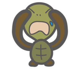 i am toshio tochi.it is a turtle. sticker #6679645