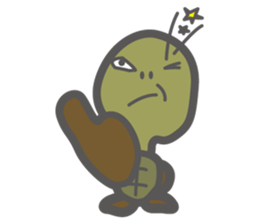 i am toshio tochi.it is a turtle. sticker #6679647