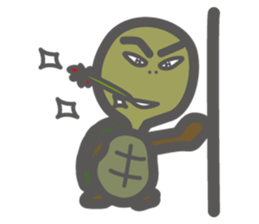 i am toshio tochi.it is a turtle. sticker #6679652